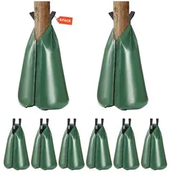 VEVOR Baumbewässerungsbeutel 8er-Set, 75 L - Wasserpumpen: Effizientes Baumbewässerungssystem mit langsamer Freisetzung, ideal für gesundes Baumwachstum und minimalen Wasserverbrauch.