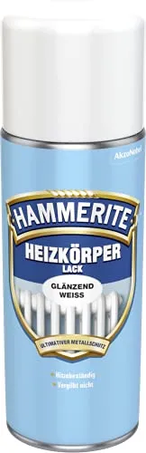 Hammerite Heizkörperlack Spray Glänzend, Weiß, 400ml