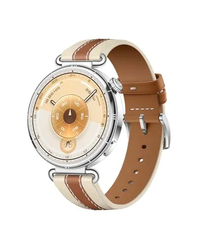 HUAWEI Watch GT 6 Smartwatch, GPS, AMOLED-Touchscreen, Bis zu 14 Tage Akku, 100+ Sportmodi, Kompatibel mit Android™ & iOS, Gesundheitsmonitoring, emotionales Wellbeing, Braun, 41mm