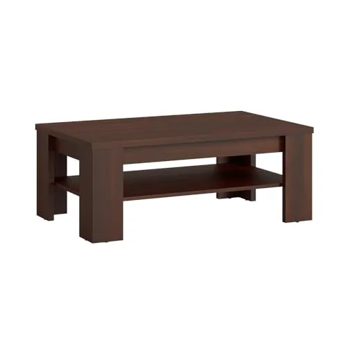 Produktbild Lomadox Couchtisch IMPERIA-129, Nussbaum 110 cm mit Ablage