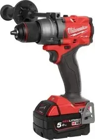 Milwaukee M18 FDD3-502X Akkuschrauber - Akkuschrauber mit 2x 5.0 Ah Akkus, ideal für anspruchsvolle Anwendungen, leistungsstark und kabellos für maximale Flexibilität