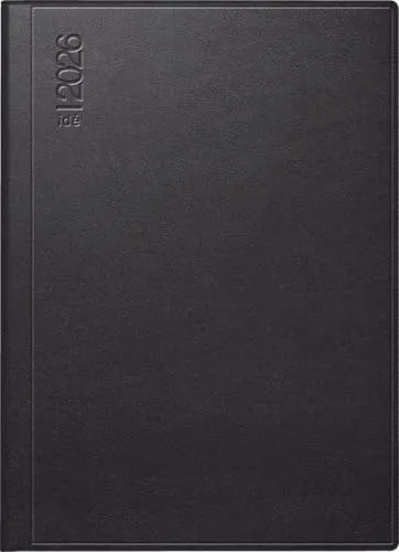 rido/idé Taschenkalender Mod. perfect/Technik I 2026 | A6, Kunstleder, schwarz