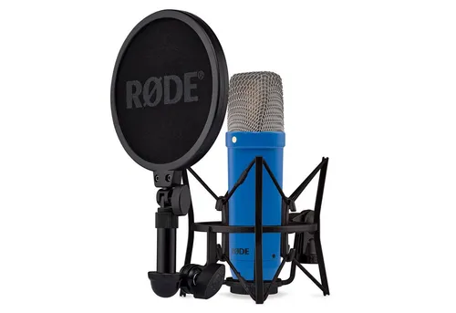 RØDE Mikrofon Rode NT1 Signature Cobalt Blau Studio-Mikrofon (Set), hochwertiges Mikrofon