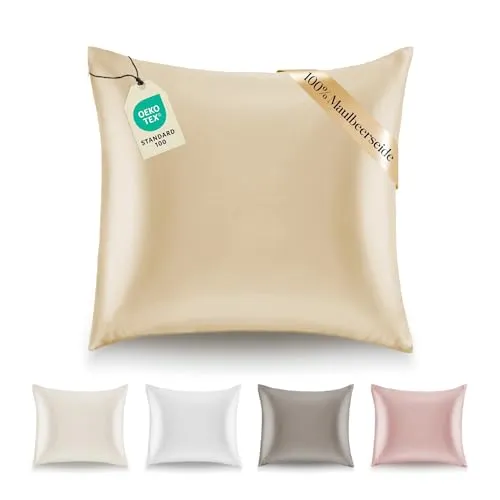 Kissenbezüge Seide in braun von Dreamzie