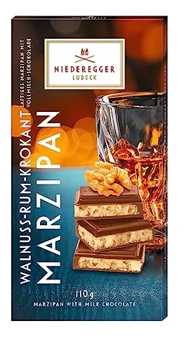Niederegger Marzipan Tafel Walnuss-Rum-Krokant 110g