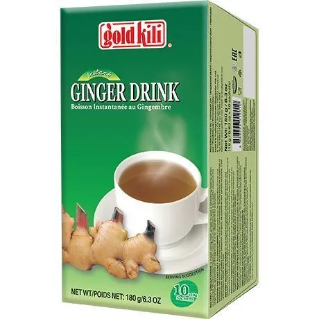 Produktbild GOLD KILI Instant Ingwergetränk [180g (10x18g)] | Instant Ginger Drink