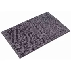 WohnDirect Badematte Grau 50x80 cm - Badteppiche mit rutschhemmender Latexbeschichtung für mehr Sicherheit im Bad. Kuschelig weiche Hochflor Mikrofaser sorgt für ein angenehmes Gefühl unter den Füßen.