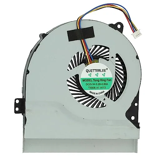 vhbw CPU/GPU Lüfter kompatibel mit Asus X550C, X450CA, X450EP, X550, X550E, X550J, X550V, X450 Notebook Laptop, mit 4-Pin-Stecker