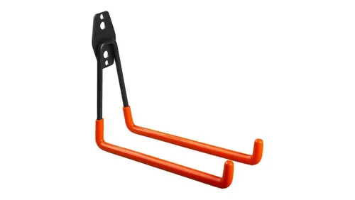 Uchwyt ścienny do garażu Maclean, na opony, narzędzia ogrodnicze, drabinę, węże,