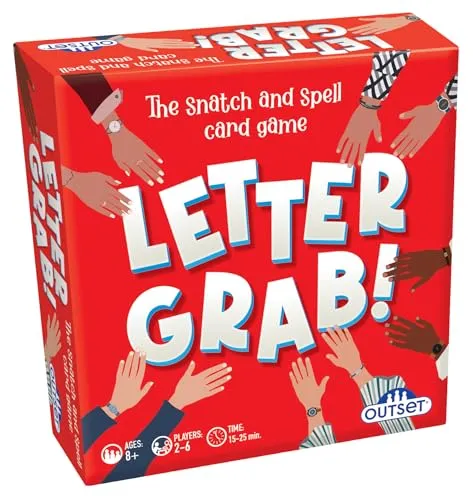 Letter Grab – Das Spiel des Buchstabens und Wortmachens ab 8 Jahren, 2 bis 6 Spieler, Spielzeit 15 bis 25 Minuten