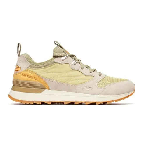 Merrell Sneaker Alpine 83 Recraft - Herren Alltagschuhe in Grün/Grau - Nachhaltige Sneaker mit modernem Design, inspiriert von der legendären Alpine-Silhouette. Robuste Laufsohle und gepolstertes Fußbett für besten Tragekomfort.