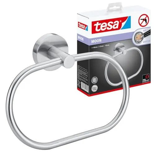 Tesa Handtuchhalter Moon 40308 in silber von tesa