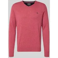 Fynch-Hatton Regular Fit Pullover Woll-Kaschmir-Mix Modell 'Merino' in Kirsche, Größe XXL