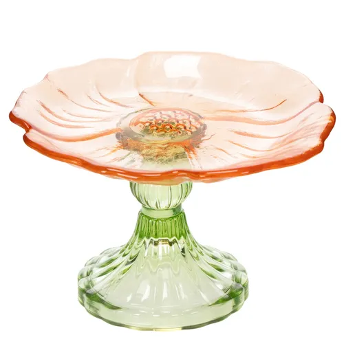 Dekoschale Glas Blütenform für stilvolle Tischdeko und Festanlässe