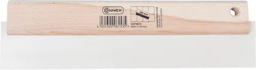 Fugengummi 300 mm weiß Abriebfestes Gummiblatt weiß mit Holzrücken