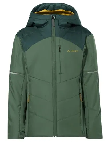 Vaude Kid's Capacida Hybrid Jacket II - Kunstfaserjacke in Oliv - Funktionsjacke für Kinder in Größe 110/116, isolierend mit PrimaLoft, ideal für Outdoor-Aktivitäten wie Wandern und Reisen.