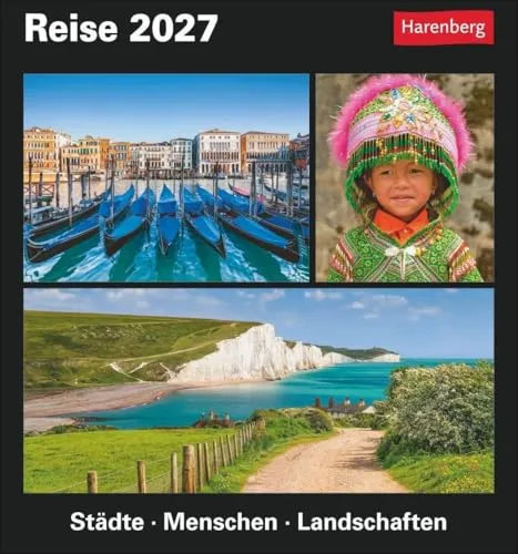 Reise Tagesabreißkalender 2027 von Martina Schnober-Sen von Harenberg