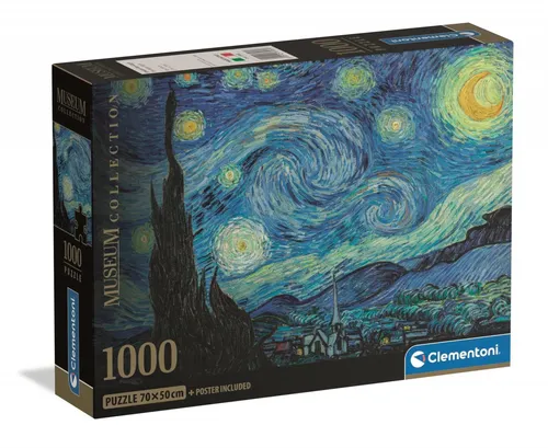 PUZZLE 1000EL CLM 37065 MUSEUM THE STARRY PUD6 CLEMENTONI 8005125370658