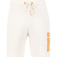 Alpha Industries PP Short für Herren - Jet Stream White - Herren-Shorts im Regular Fit mit elastischem Bund und außenliegendem Kordelzug, ideal für sportliche Aktivitäten und Freizeit.