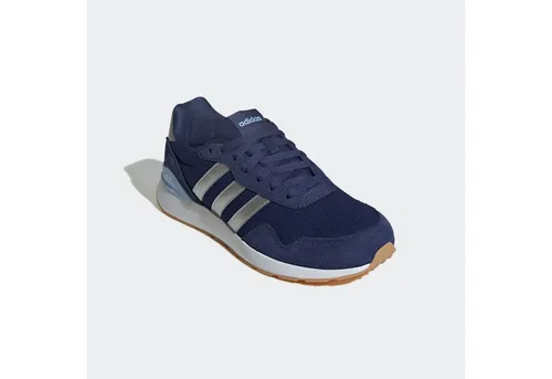 adidas Damen Run 60s 4.0 Shoes - Damen-Sneaker mit regulärer Passform, Obermaterial aus hochwertigem Textil und Leder für optimalen Tragekomfort und Stil.