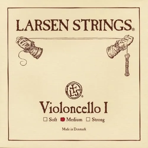 LARSEN STRINGS Cello-Saiten Original A Stahl Medium von LARSEN STRINGS