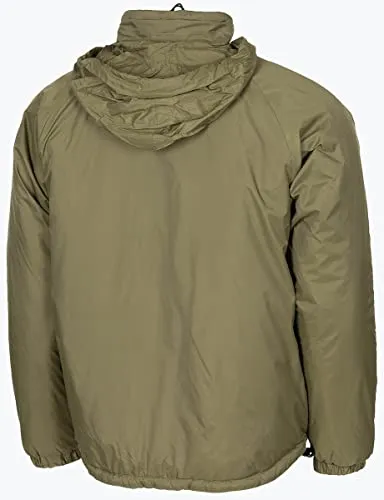 MFH Outdoorjacke Thermojacke XXL - Oliv Grün - Funktionsjacke aus 100 % Nylon mit warmer Polyesterfüllung, ideal für Outdoor-Aktivitäten bei kühlen Temperaturen.