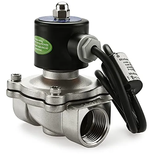 Heschen Elektrisches Magnetventil, 2W-250-25BJ, PT 1'', AC220V, Direkte Aktion Wasser Luft Gas, Normal Geschlossen Ventil Edelstahl 304 Energiesparend