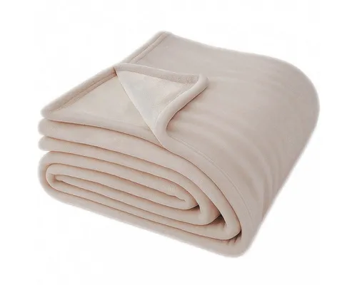 Wohndecke, Heubergshop, Kuscheldecke Wohndecke 150x200cm flauschig Winter Beige (W-150x200cm)