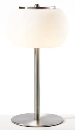 casa NOVA Tischleuchte HILDA 18x33 cm grau - Klassische Tischleuchte mit modernem Design, inklusive 8W LED-Leuchtmittel für angenehmes Licht und komfortable Bedienung durch Schnurschalter.