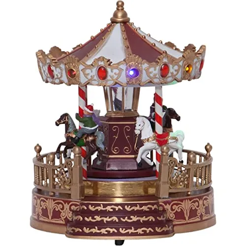 EGLO LED Weihnachtsdeko Nostalgie-Karussel