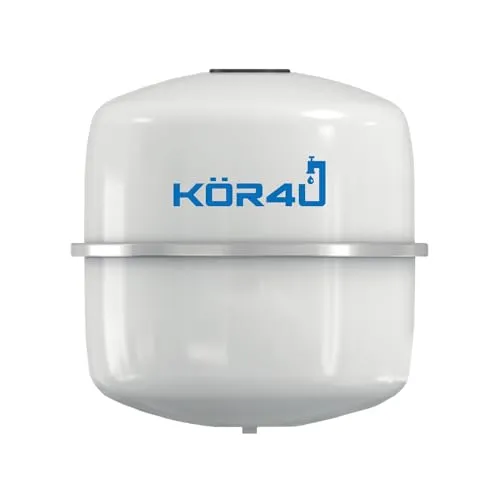 kör4u Trinkwasser-Ausdehnungsgefäß 8 Liter, 10 bar, Weiß, für Trinkwasser