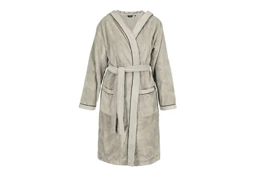 SCHÖNER WOHNEN-Kollektion Unisex-Bademantel SELECT Bademantel, kniebedeckend, 50% Baumwolle, 50% Polyester, Gürtel