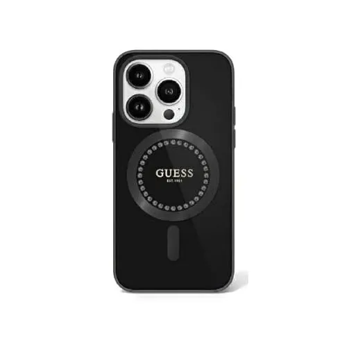 Guess TPU Hard Case für Apple iPhone 16 Pro 6.3 - Schwarz - Taschen & Schutzhüllen, stilvolles Design und optimaler Schutz für Ihr Apple iPhone 16 Pro 6.3 aus hochwertigem TPU-Material.