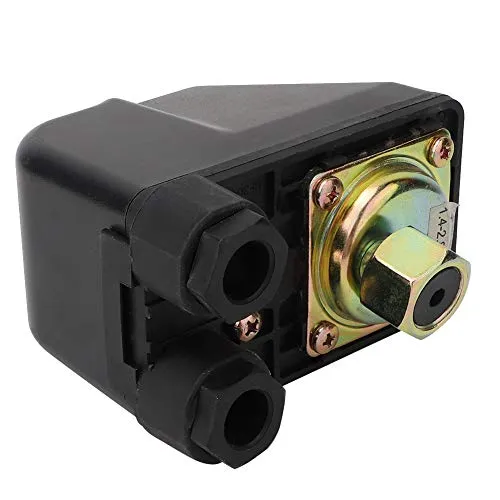 Wasserpumpendruckkontrollschalter KRS-5 3/8 NPT 380V 3-phasiger Elektrischer Druckschalterregler 15PSI-80PSI Einstellbarer Druckschalter Druckkontrollschalter für Pumpe Garten