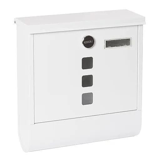 ARREGUI Chance E7001 Briefkasten mit Zeitungsrolle in weiß von Arregui