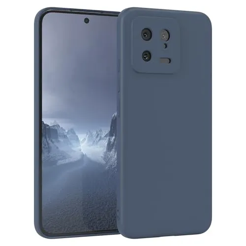 EAZY CASE - Silikonhülle für Xiaomi 13 Hülle Silikon Case Blau weich stoßfeste Handyhülle Schutzhülle mit Kameraschutz Dünn Premium Schutz Cover TPU Phone Bumper in Petrol Matt