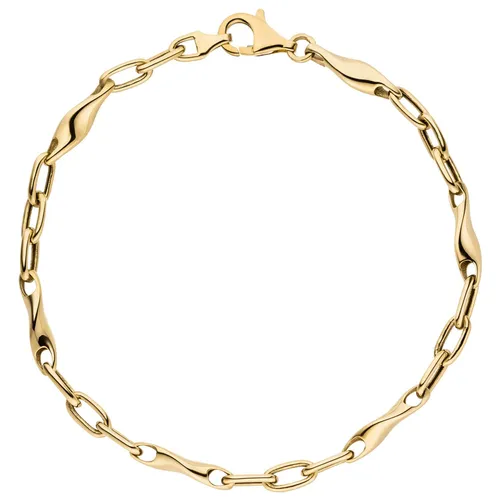 333 Gold Armband Armkette 19cm glänzend - Elegantes Armband aus 333 Gelbgold, 19 cm lang und glänzend. Perfekt für jedes Outfit und ideal als Geschenk. Hochwertiger Armschmuck für stilbewusste Träger.