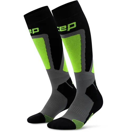 CEP Herren Ski Thermo Socken 4.0 - Hochwertige Ski-Kompressionssocken, bieten Wärme und Leistung für Skifahrer, mit anatomischer Polsterung und feuchtigkeitsableitenden Fasern für optimalen Komfort.