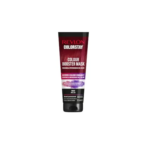 Revlon, Colorstay, Farb-Booster-Maske, temporäre Haarfarbe, Pflege zur Pflege der Färbung, belebt den Glanz, intensiviert, spendet Feuchtigkeit, rote oder rote Haare, 125 ml, 6 Anwendungen