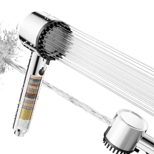 Cobbe Hochdruck Duschkopf mit Filter – 5 Strahlarten