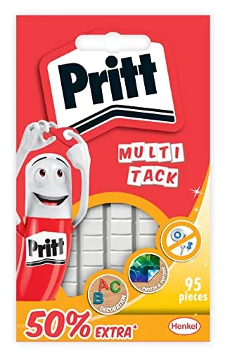 Pritt, 1444967, Universal Multi-Tack-Klebepads, 95 Stück, Blister-Verpackung