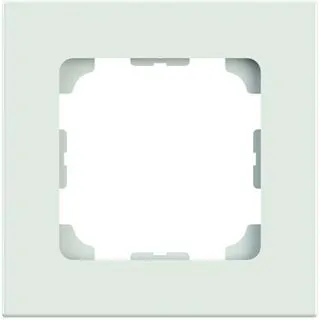 Telegärtner Abdeckrahmen 1-fach 81x81x9,3mm alpinweiss