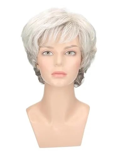 Perücke Iris aus hochwertigem Kunsthaar, kaum von Echthaar zu unterscheiden