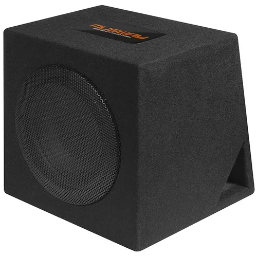 Musway MR108Q Bassreflex Gehäusesubwoofer 20 cm - Auto-Subwoofer mit kompaktem Design und 300 W RMS Leistung für kraftvollen, präzisen Bass – ideal für platzsparende Installationen.