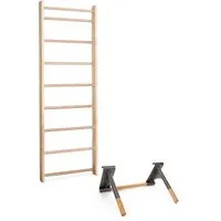 Sport-Thieme Sprossenwand mit Klimmzug-Dip-Stange 230x80 cm - Sonstige Fitnessgeräte – vielseitig für Kletter-, Dehn- und Kraftübungen, hohe Stabilität und belastbar bis 120 kg, ideal für Indoor-Training.
