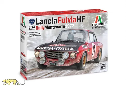 Italeri 3670 Lancia Fulvia HF Rally Montecarlo 1972 - 1:24 von Italeri