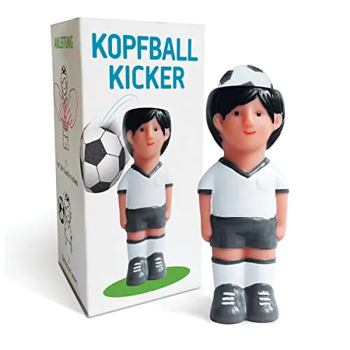 BEMIRO Fußball Kicker Popper Kopfball Figur - ca. 18,5 cm