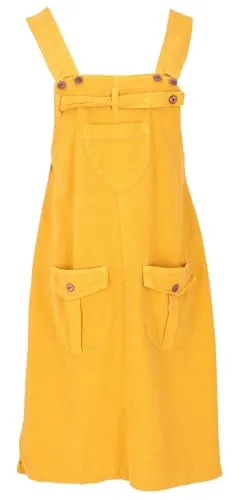 GURU SHOP Latzrock in gelb von Guru-Shop