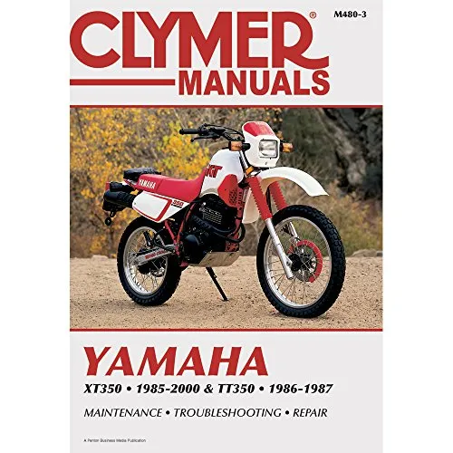 Yamaha XT350 & TT350 Motorrad (1985-2000) Reparaturhandbuch - DIY Heimwerken: Umfassendes Reparaturhandbuch für die Yamaha XT350 & TT350, ideal für Wartung und Fehlersuche.