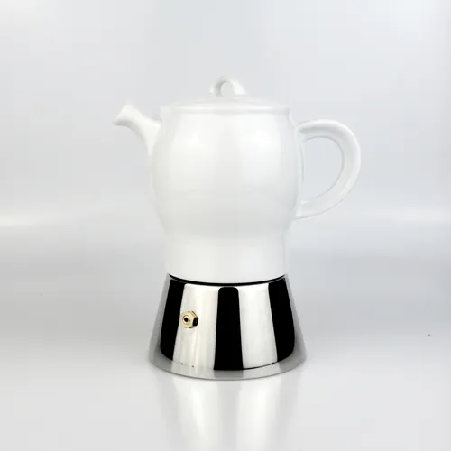 Espressokocher »Carina« Edelstahl & Porzellan